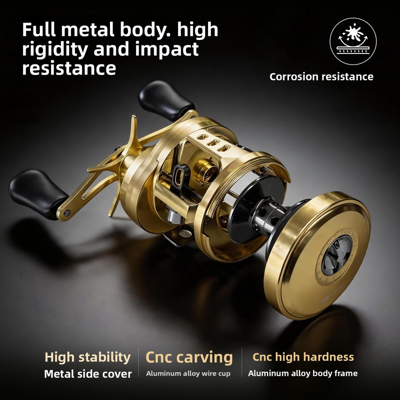 Ice Fishing Reel - Carretilha de Pesca Profissional Chi Ren