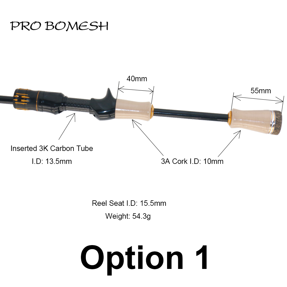 Pro bomesh 3a grau cortiça skt - Ice Fishing Reel avaliação e preço