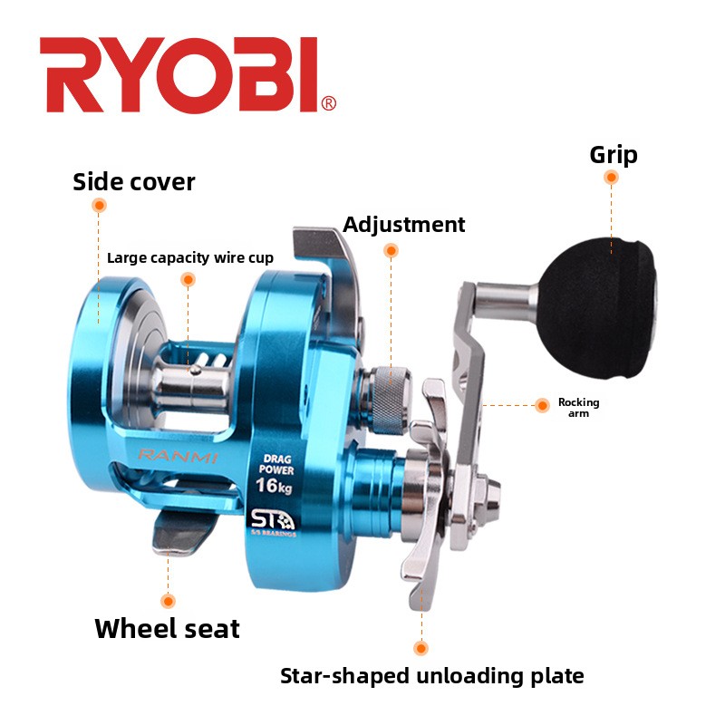 RANM - Novo molinete de ação l - Ice Fishing Reel avaliação e preço