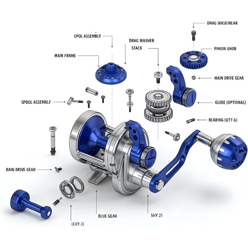 Carretilha de Pesca Topline Ta - Ice Fishing Reel avaliação e preço